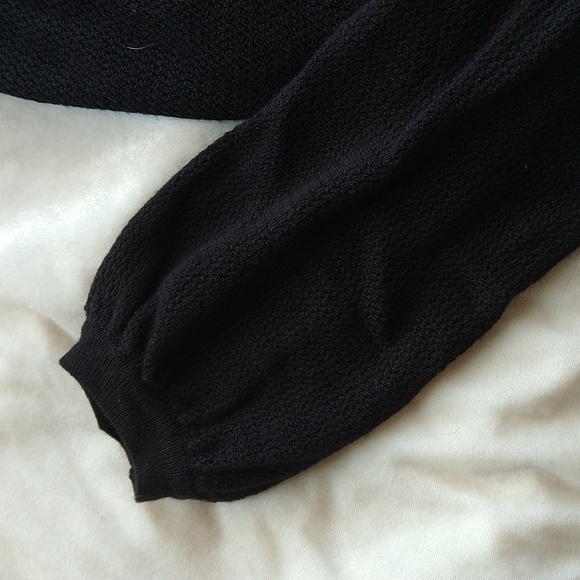 Nine west XS long-sleeve Cropped black cardigan NWT - Picture 3 of 6